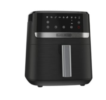 Black + Decker Freidora Aire PURIFRY™5.5L Dig Negra AFBD62-1BDLA