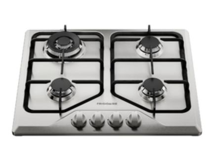 Frigidaire plantilla de gas 24" vidrio empotrable 4 quemadores FTGY24R0EMS