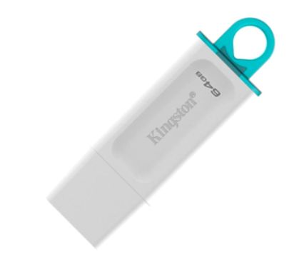 Kingston memoria exodia blanca 64GB usb 3.2 KC-U2G64-5R