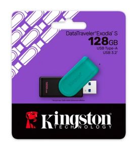 Kingston usb data traveler exodia USB 3.2 128GB negro turquesa - DTXS/128GB