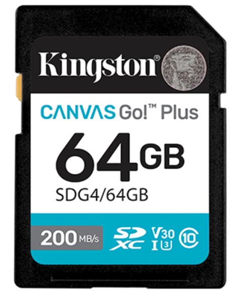 Kingston tarjeta de memoria sd canvas go plus-SDG4/64GB