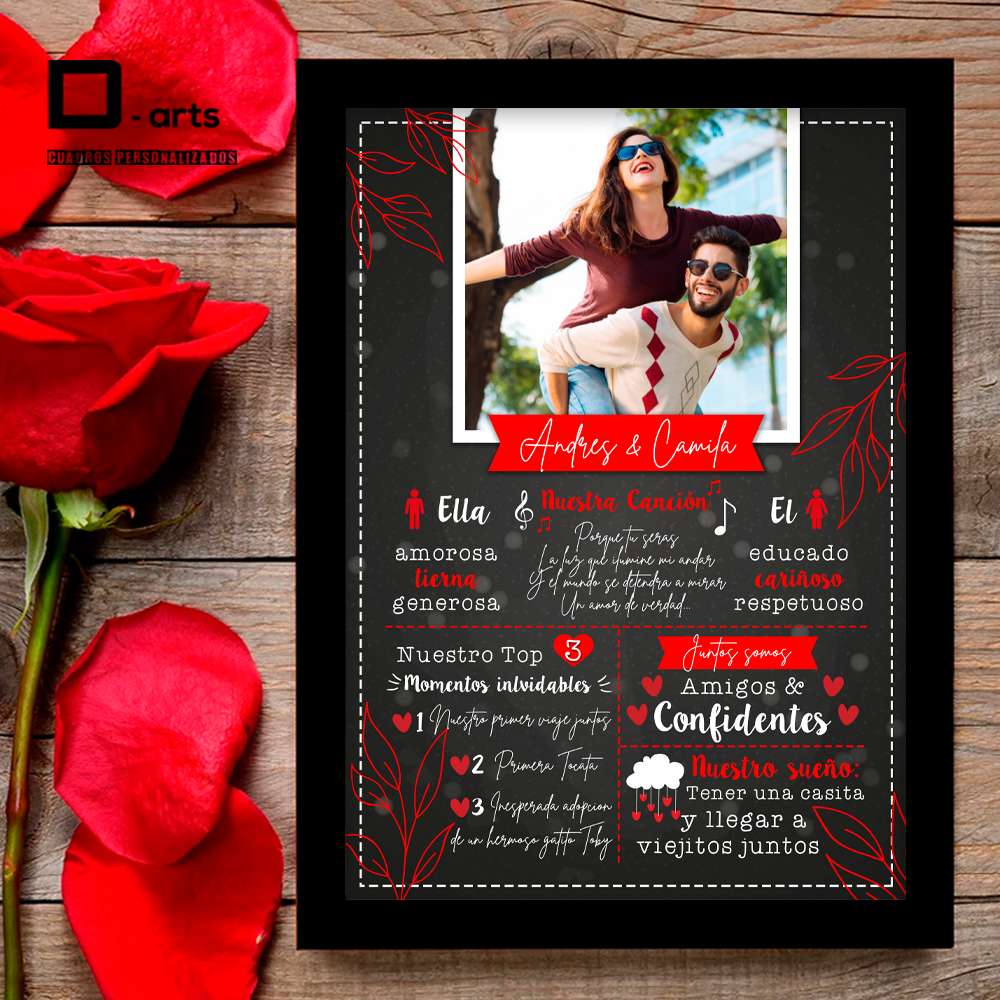CUADROS PERSONALIZADOS DE PAREJAS