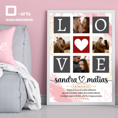 CUADROS PERSONALIZADOS DE PAREJAS
