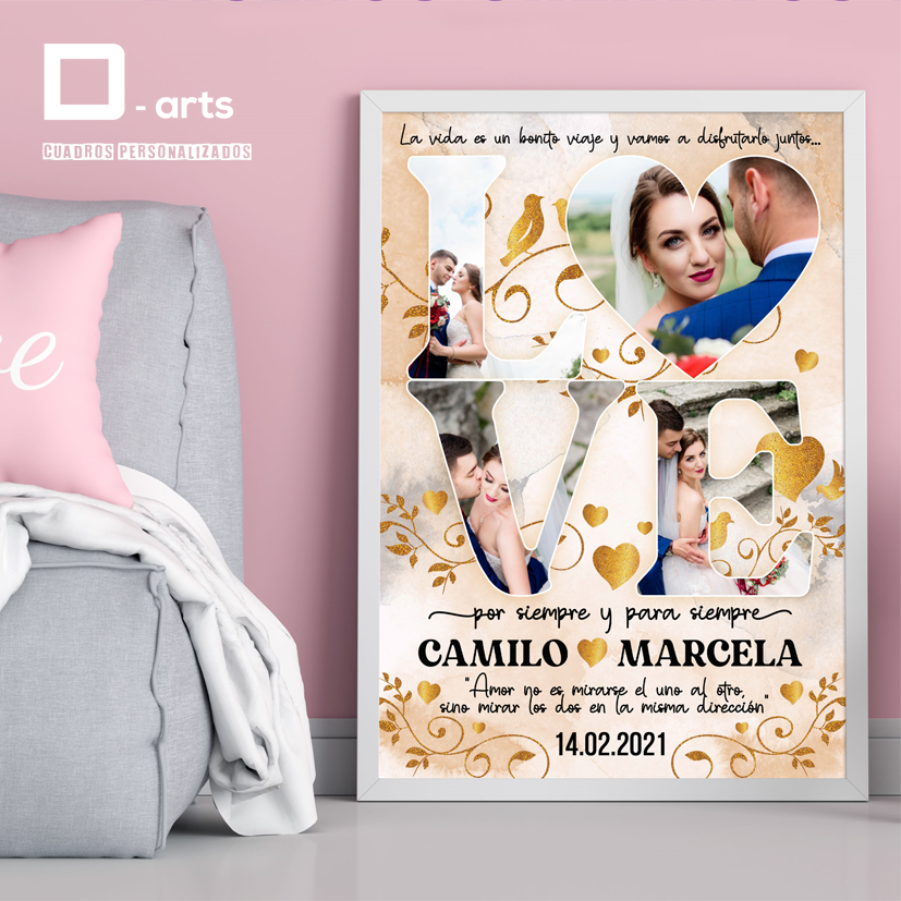 CUADROS PERSONALIZADOS DE PAREJAS