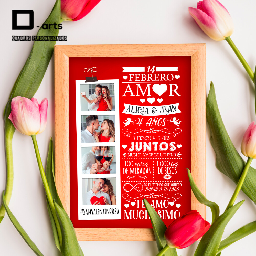 CUADROS PERSONALIZADOS DE PAREJAS