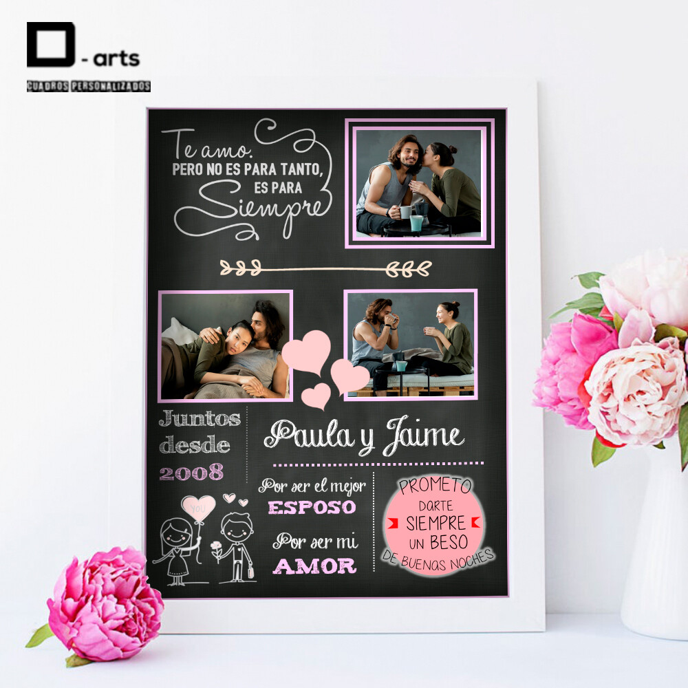 CUADROS PERSONALIZADOS DE PAREJAS