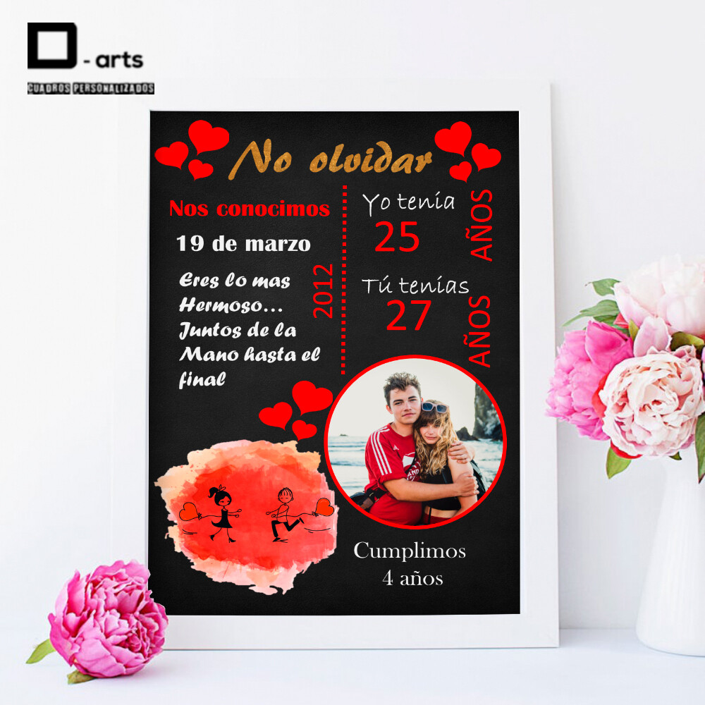 CUADROS PERSONALIZADOS DE PAREJAS