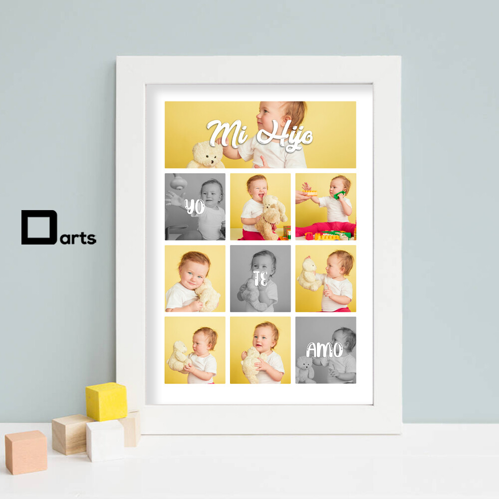 CUADROS COLLAGE NIÑOS