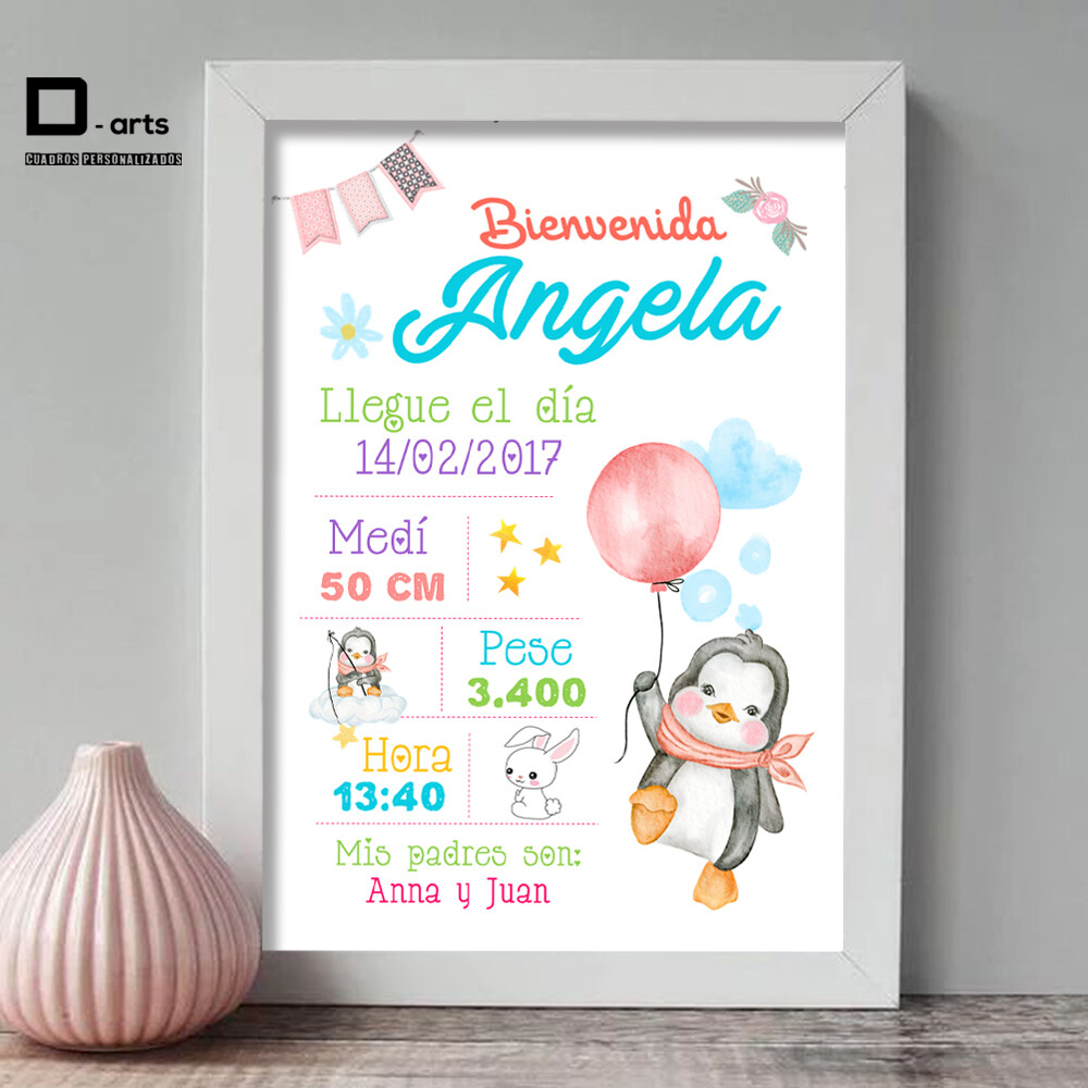 CUADROS PERSONALIZADOS DE NACIMIENTO