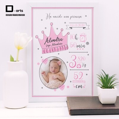 CUADROS PERSONALIZADOS DE NACIMIENTO