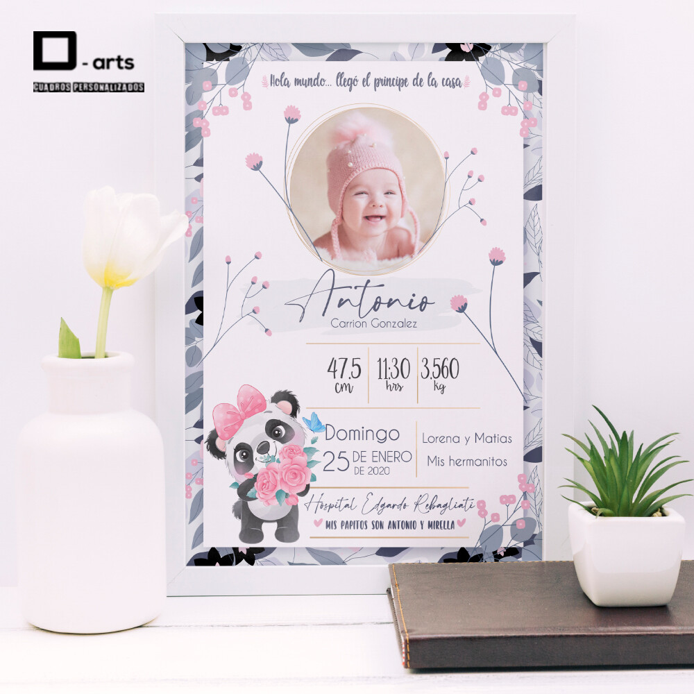CUADROS PERSONALIZADOS DE NACIMIENTO