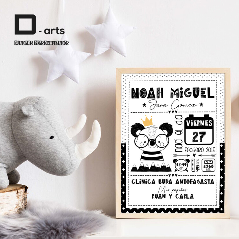 CUADROS PERSONALIZADOS DE NACIMIENTO
