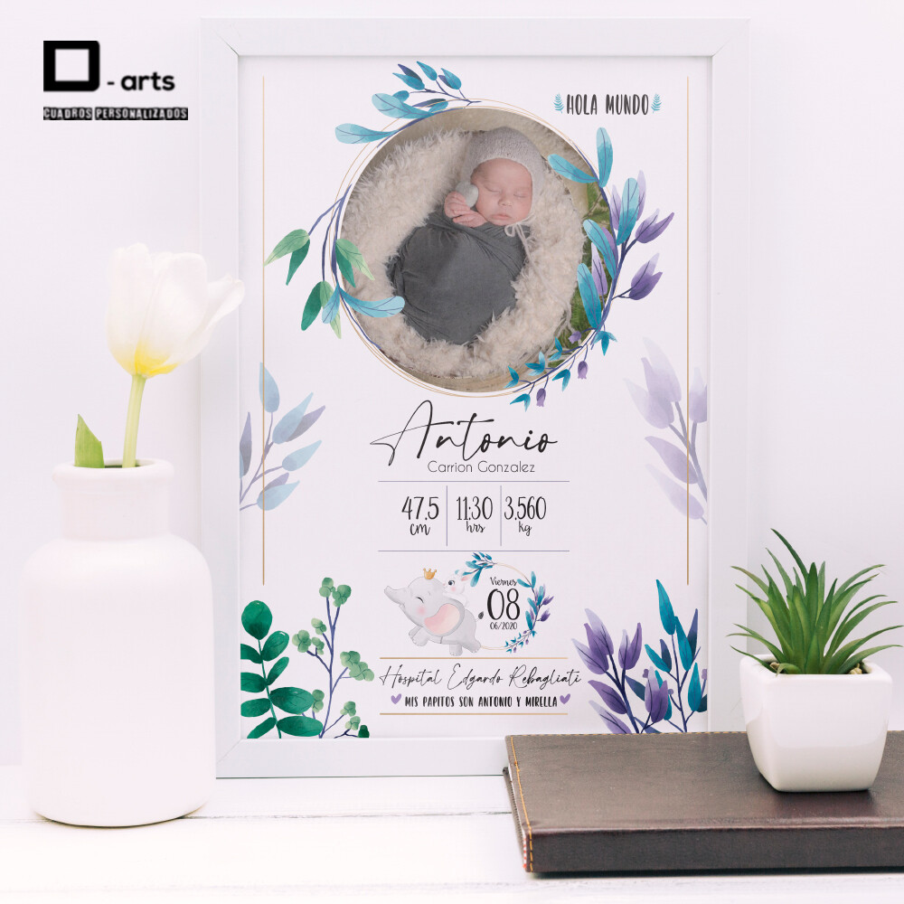 CUADROS PERSONALIZADOS DE NACIMIENTO
