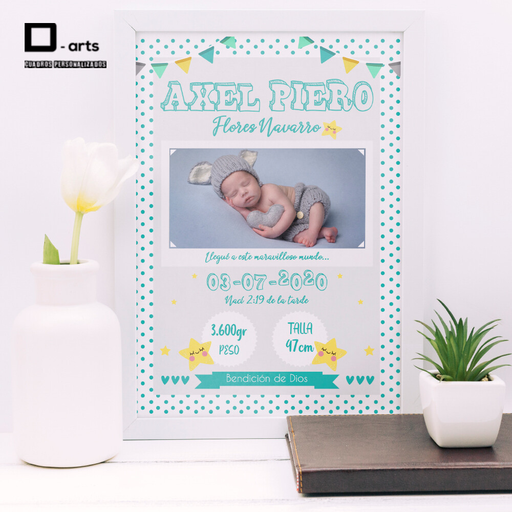 CUADROS PERSONALIZADOS DE NACIMIENTO