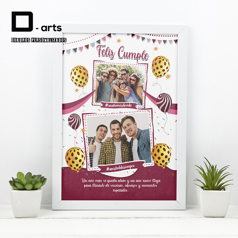 CUADROS PERSONALIZADOS DE CUMPLEAÑOS