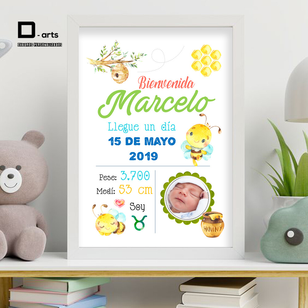 CUADROS PERSONALIZADOS DE NACIMIENTO