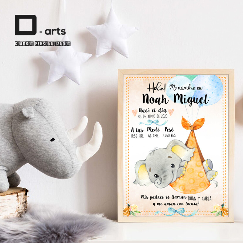 CUADROS PERSONALIZADOS DE NACIMIENTO