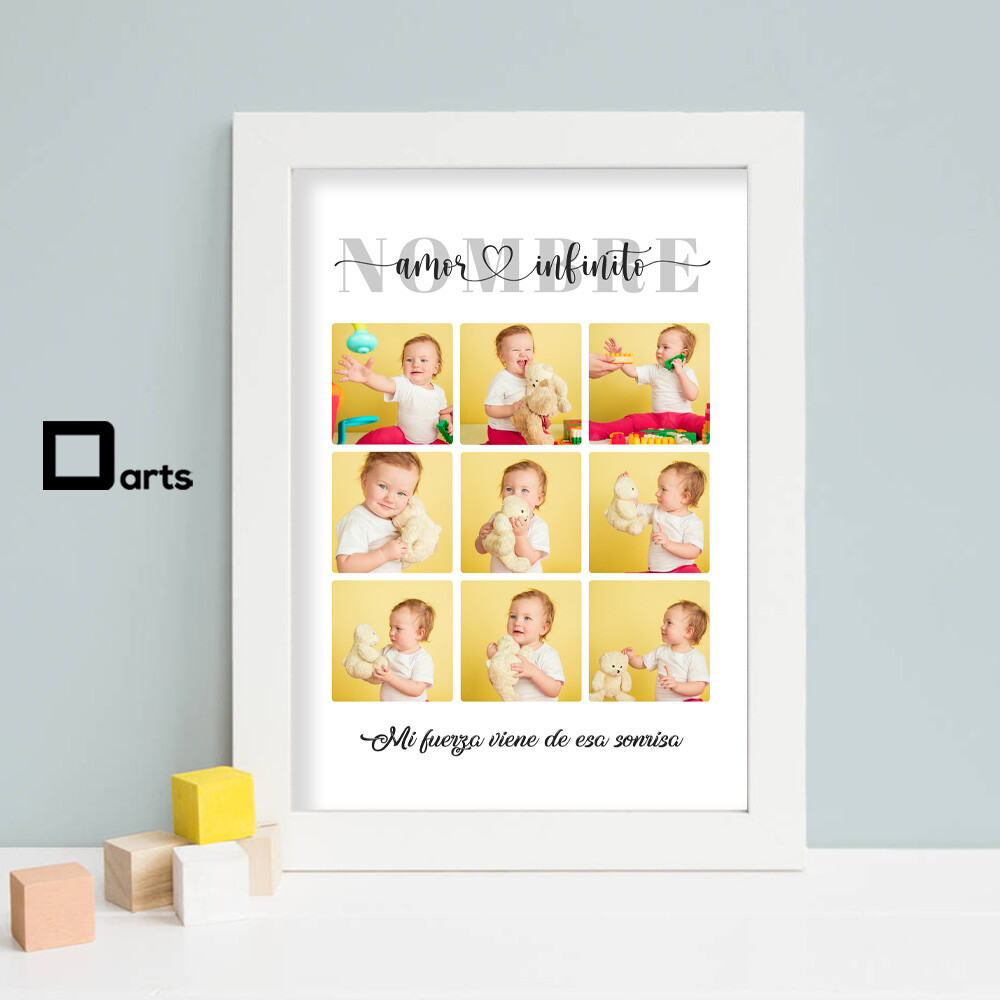 CUADROS COLLAGE NIÑOS