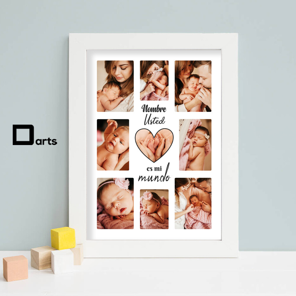 CUADROS COLLAGE NIÑOS