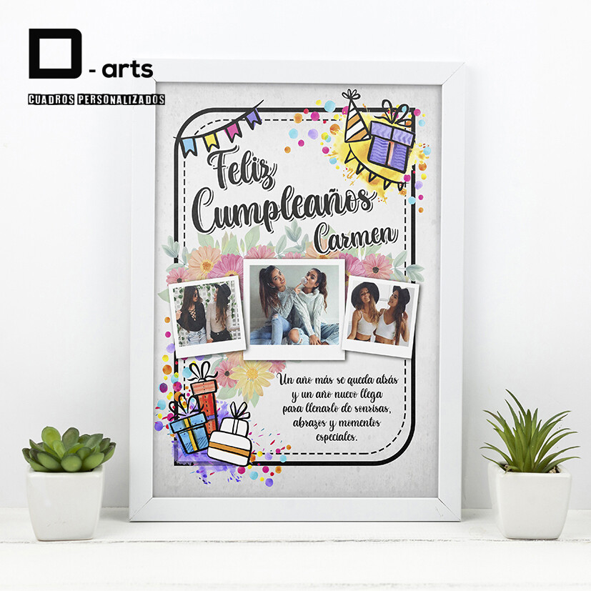 CUADROS PERSONALIZADOS DE CUMPLEAÑOS