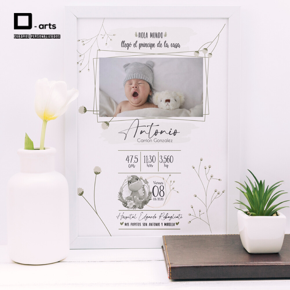 CUADROS PERSONALIZADOS DE NACIMIENTO