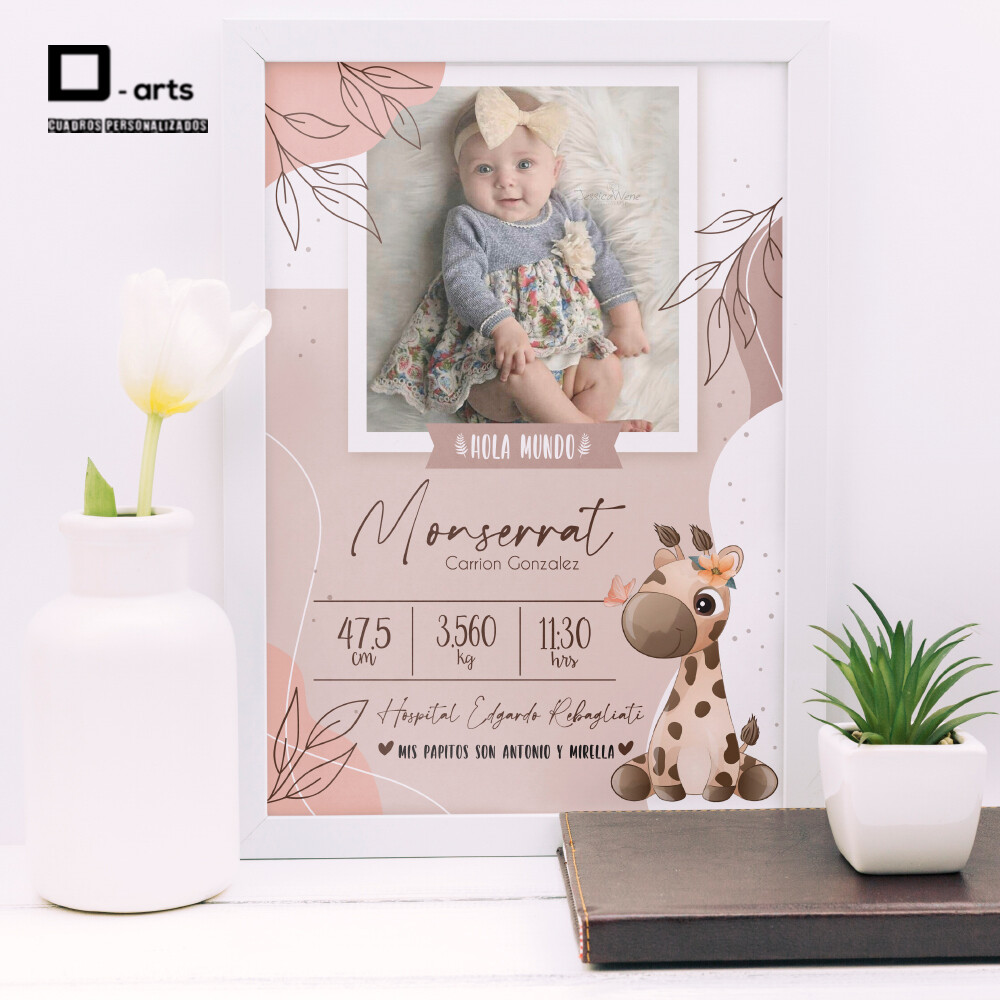 CUADROS PERSONALIZADOS DE NACIMIENTO