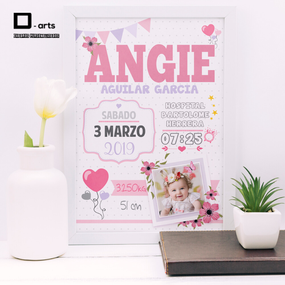 CUADROS PERSONALIZADOS DE NACIMIENTO