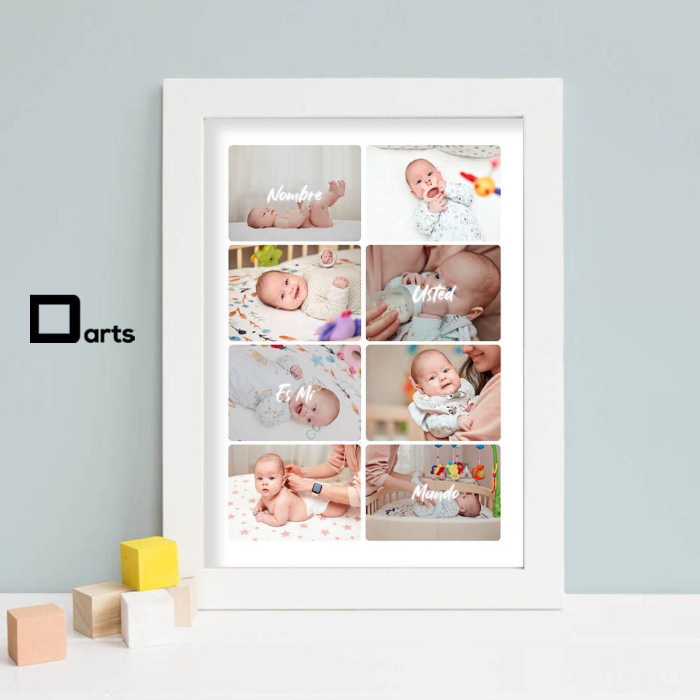 CUADROS COLLAGE NIÑOS