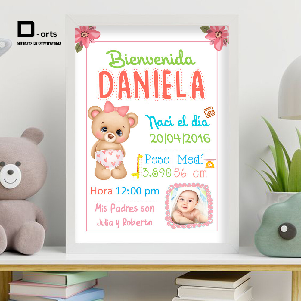 CUADROS PERSONALIZADOS DE NACIMIENTO