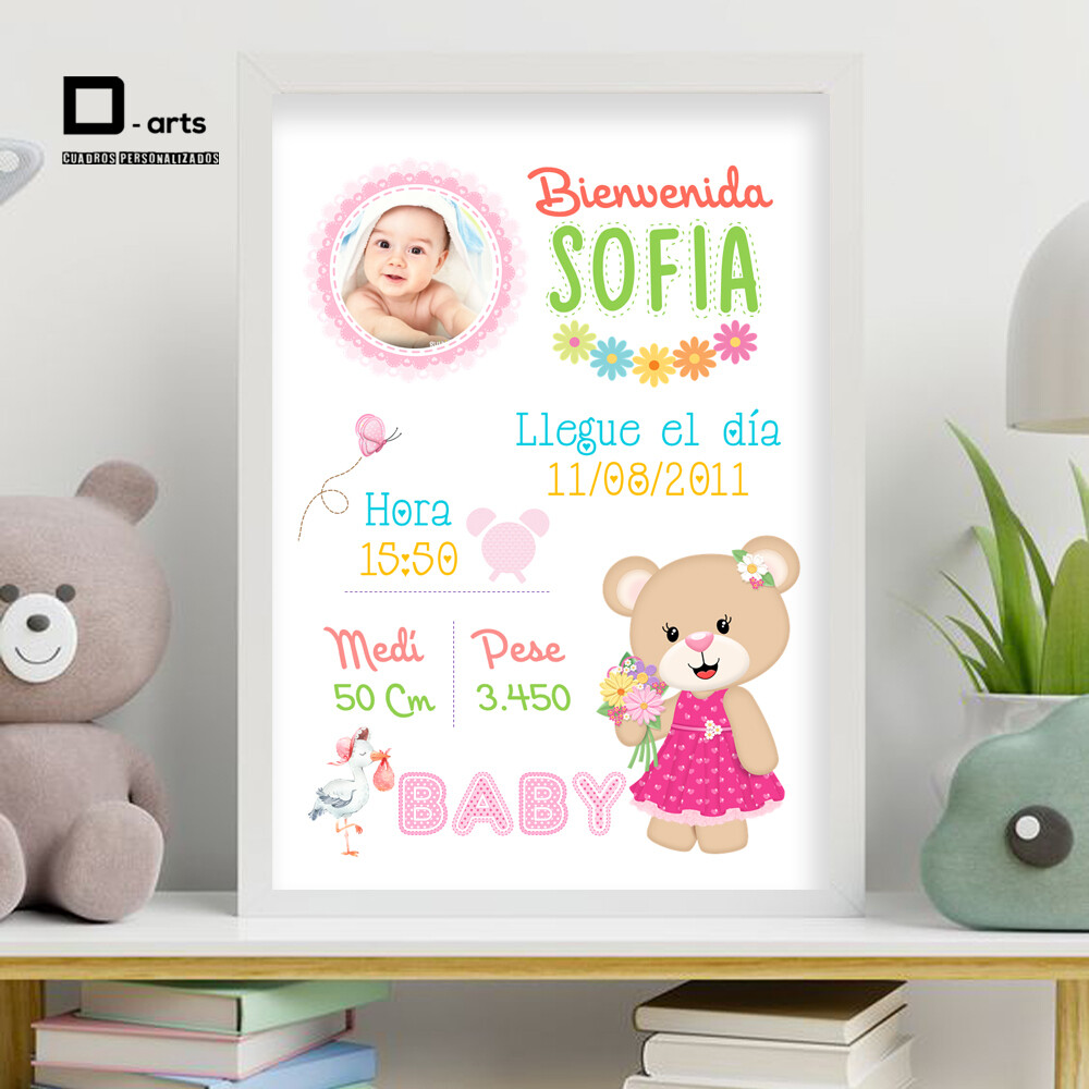 CUADROS PERSONALIZADOS DE NACIMIENTO