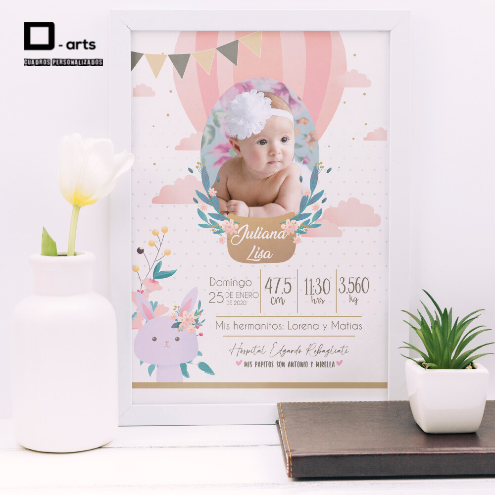 CUADROS PERSONALIZADOS DE NACIMIENTO