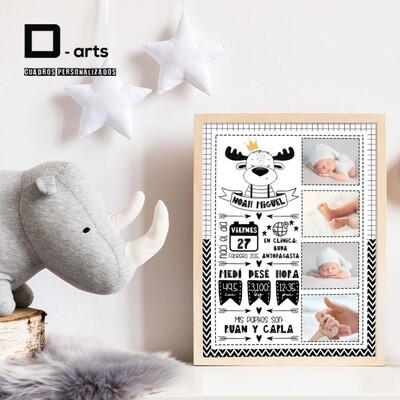 CUADROS PERSONALIZADOS DE NACIMIENTO