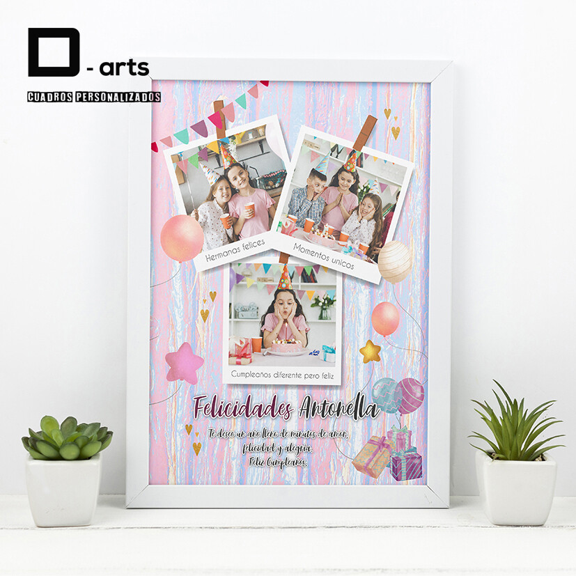 CUADROS PERSONALIZADOS DE CUMPLEAÑOS