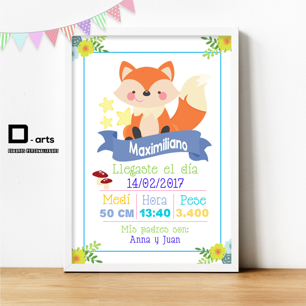 CUADROS PERSONALIZADOS DE NACIMIENTO