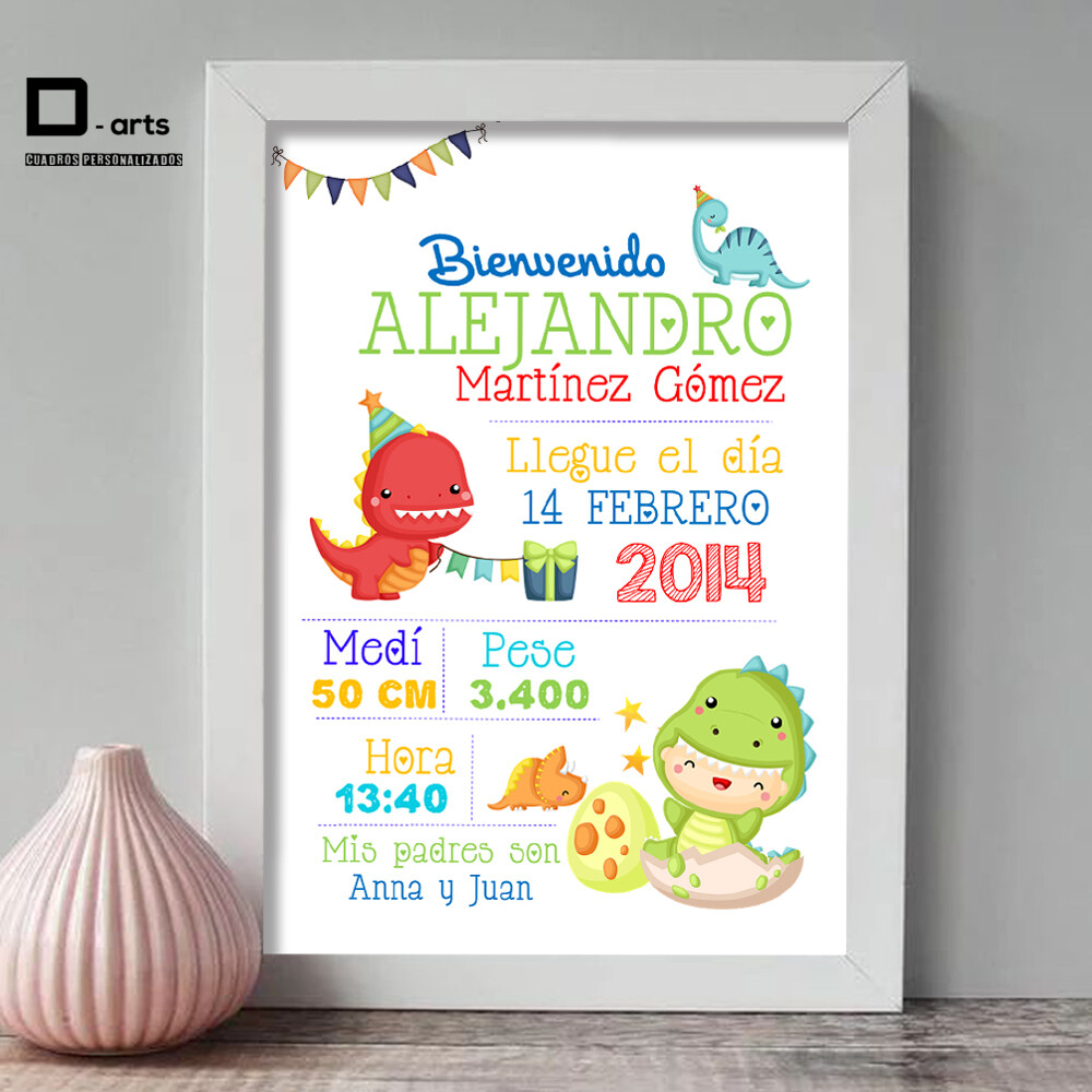 CUADROS PERSONALIZADOS DE NACIMIENTO