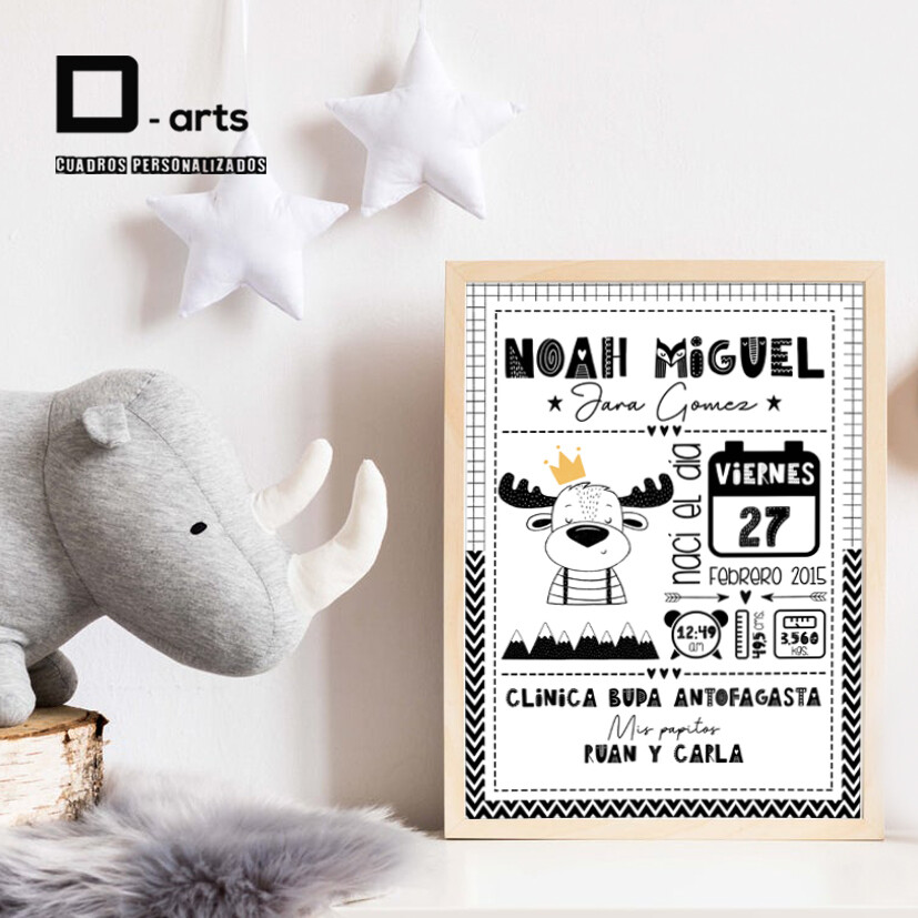 CUADROS PERSONALIZADOS DE NACIMIENTO