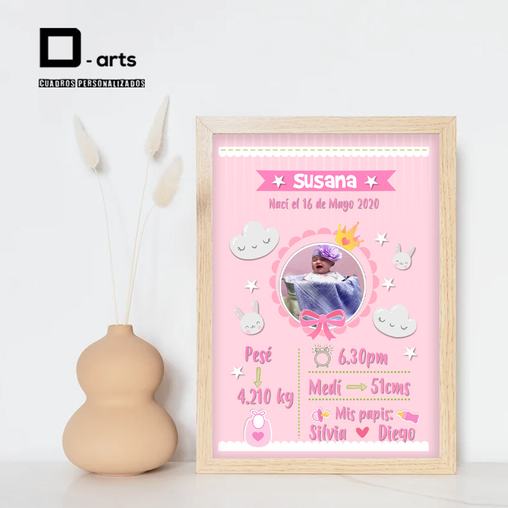 CUADROS PERSONALIZADOS DE NACIMIENTO