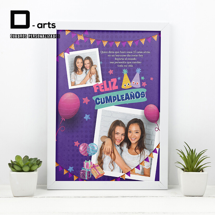 CUADROS PERSONALIZADOS DE CUMPLEAÑOS