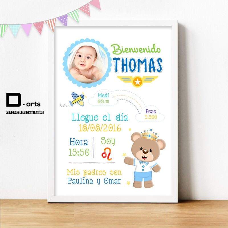 CUADROS PERSONALIZADOS DE NACIMIENTO