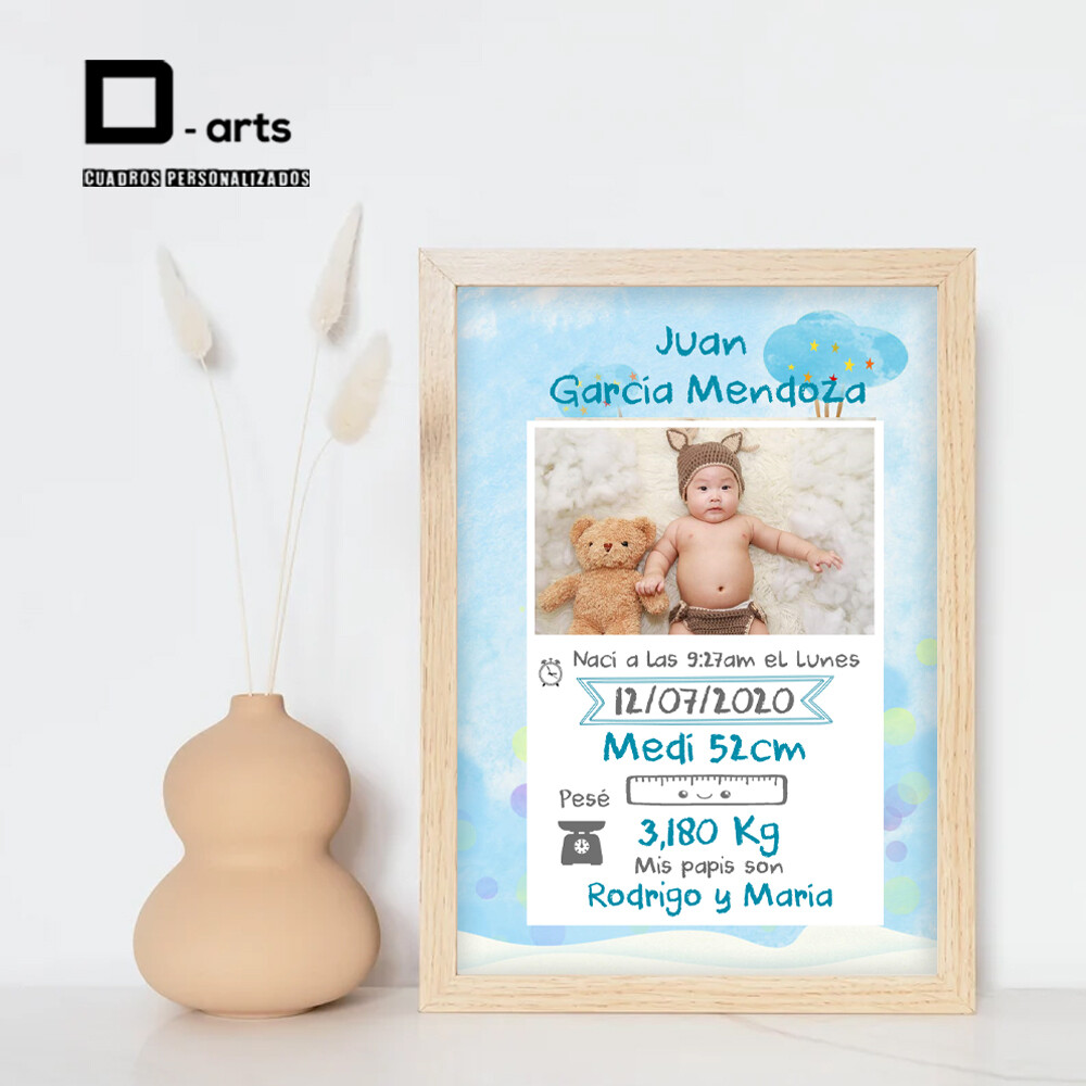 CUADROS PERSONALIZADOS DE NACIMIENTO