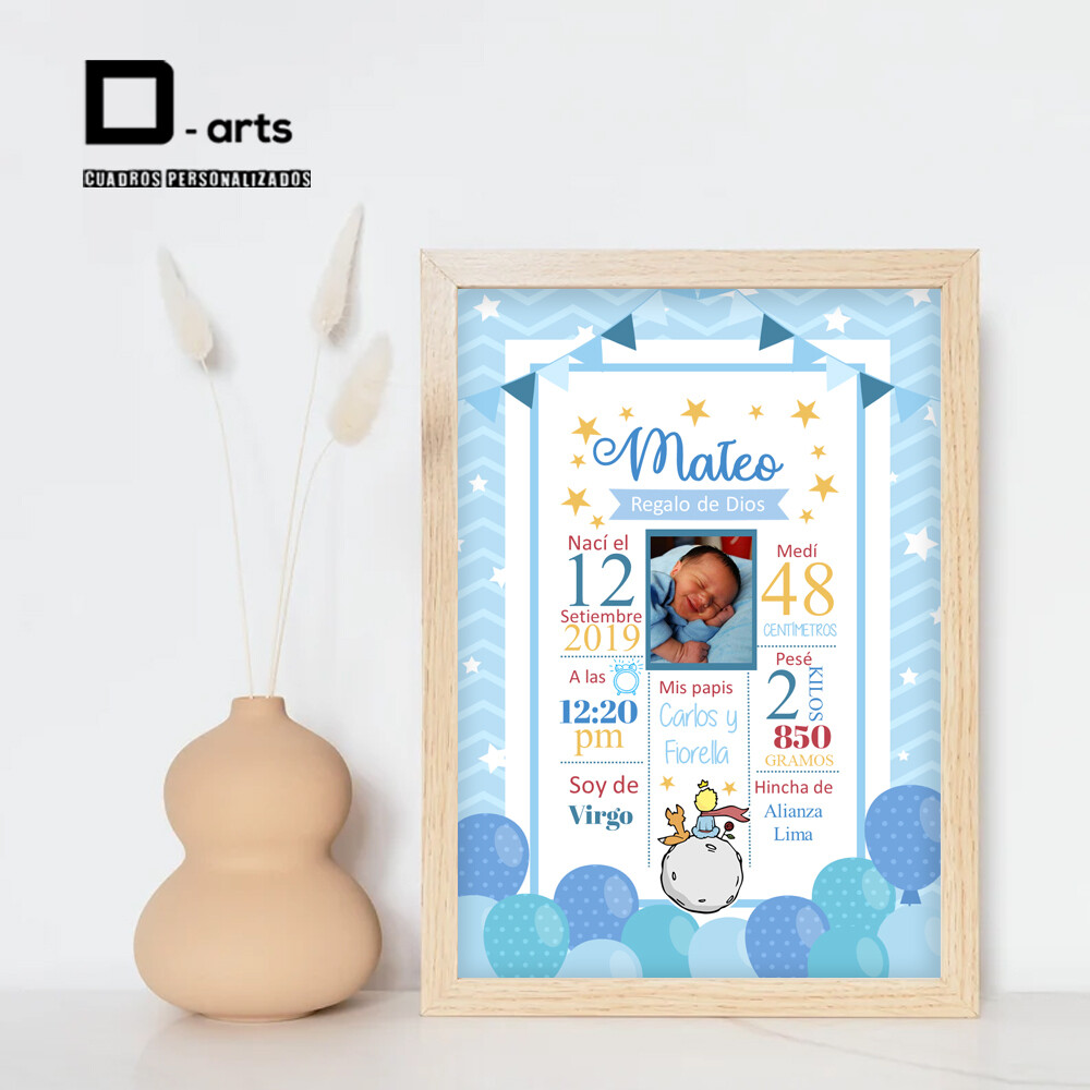 CUADROS PERSONALIZADOS DE NACIMIENTO
