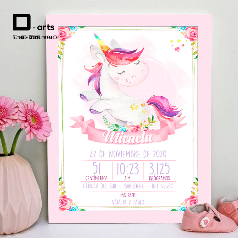 CUADROS PERSONALIZADOS DE NACIMIENTO