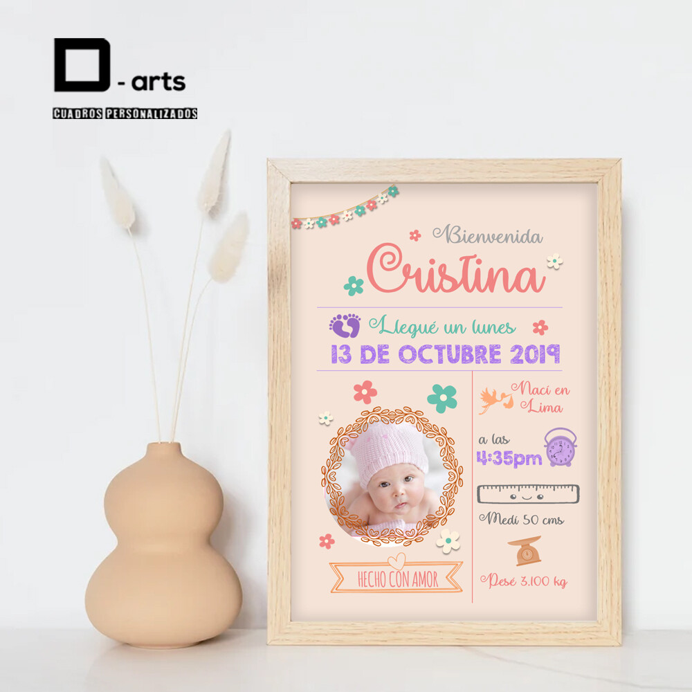 CUADROS PERSONALIZADOS DE NACIMIENTO