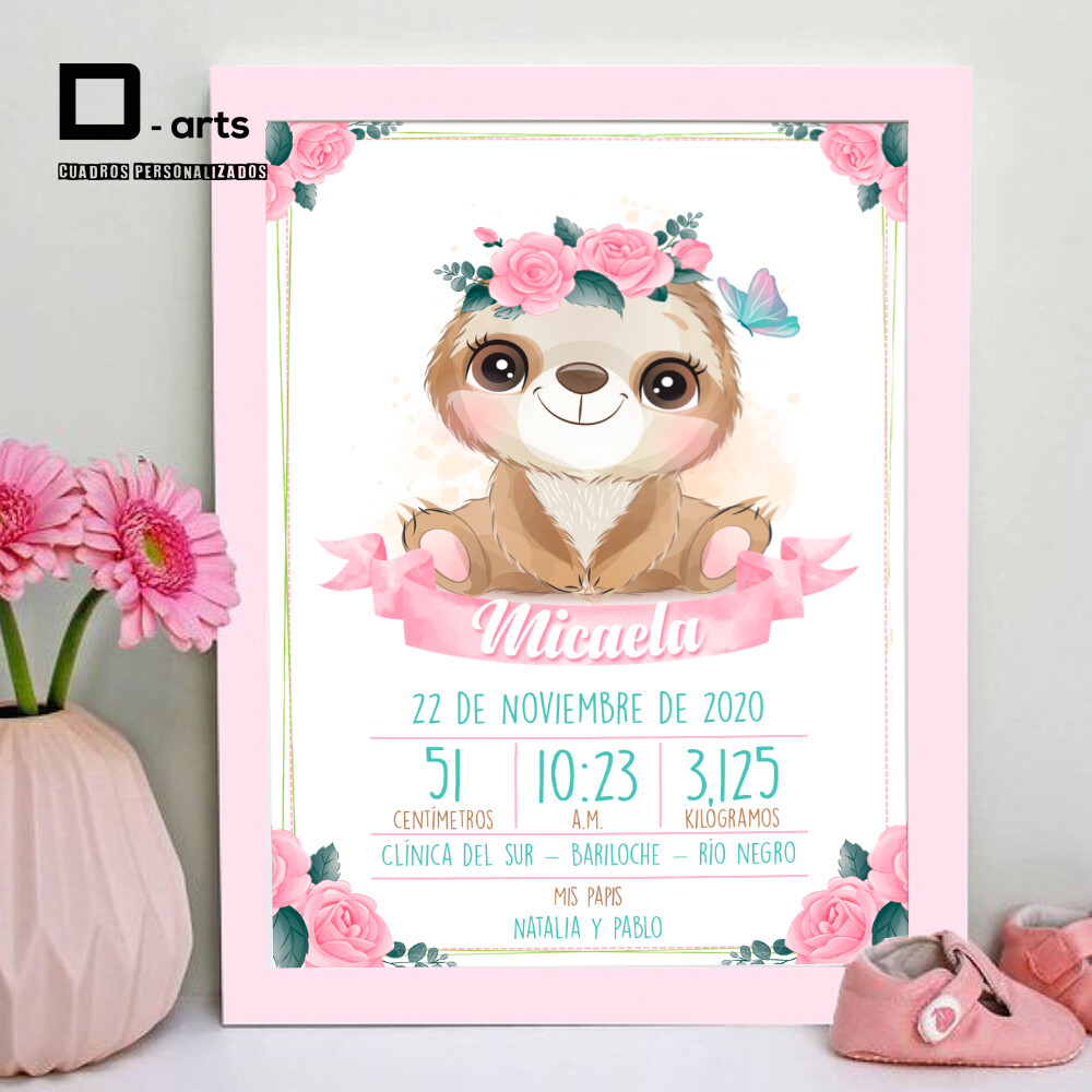 CUADROS PERSONALIZADOS DE NACIMIENTO