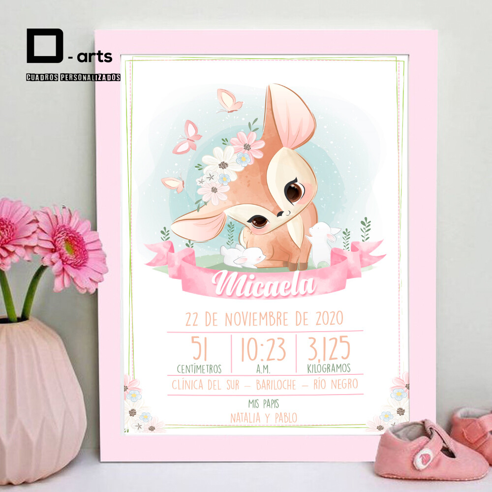 CUADROS PERSONALIZADOS DE NACIMIENTO