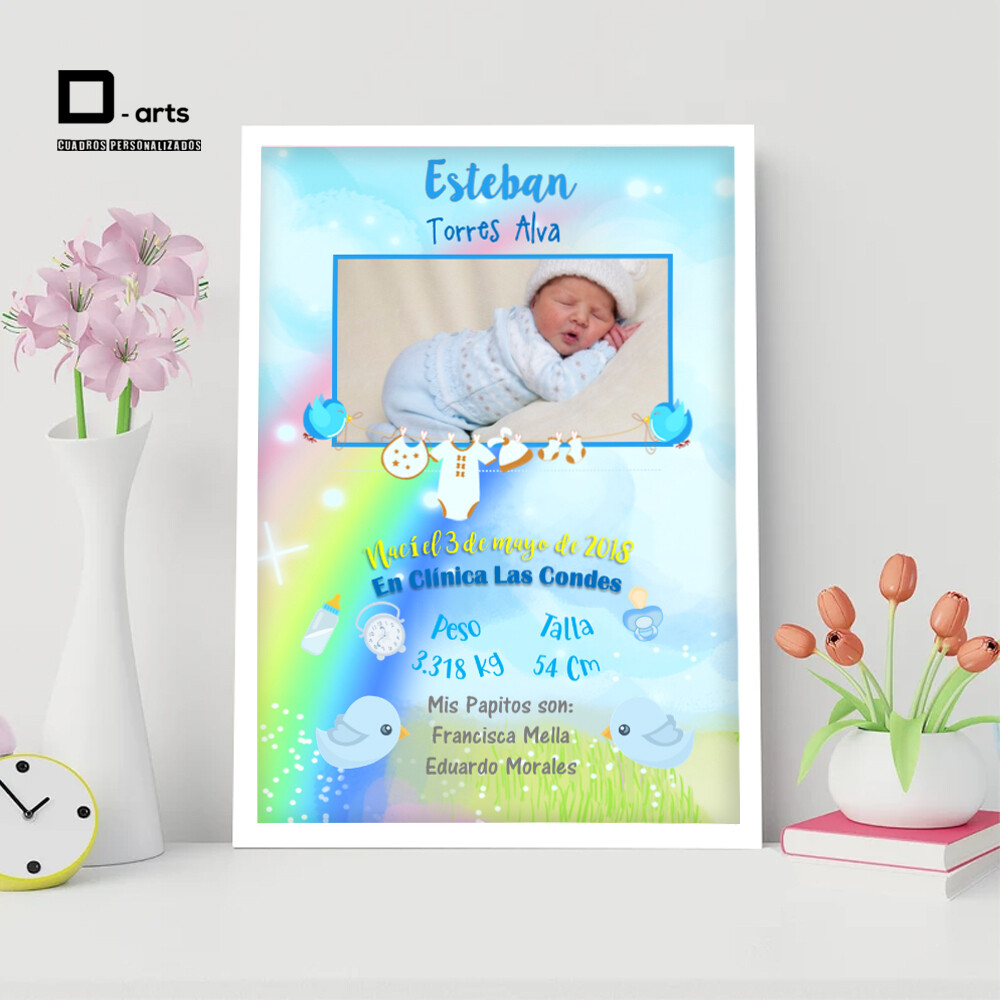 CUADROS PERSONALIZADOS DE NACIMIENTO