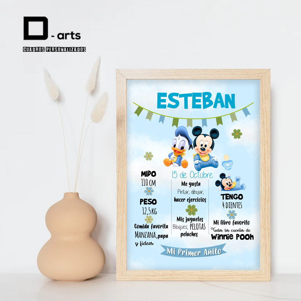 CUADROS PERSONALIZADOS DE NACIMIENTO
