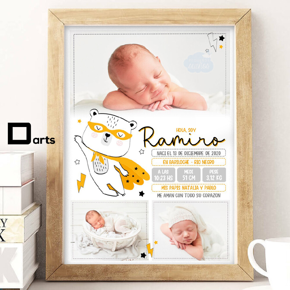 CUADROS PERSONALIZADOS DE NACIMIENTO