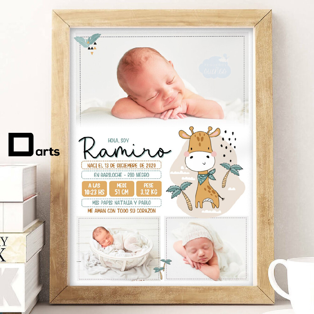 CUADROS PERSONALIZADOS DE NACIMIENTO