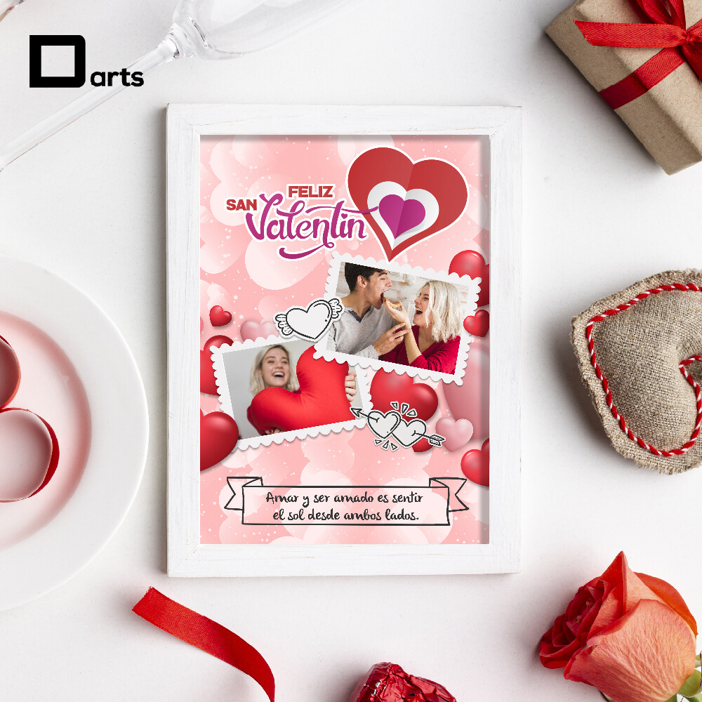 CUADROS PERSONALIZADOS DE PAREJAS SAN VALENTIN
